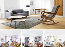 Salon urządzony na trzy sposoby Salon urządzony na trzy sposoby