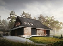 Podcieniowy Domek projektu BXB studio Podcieniowy Domek projektu BXB studio