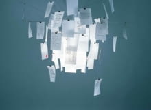 Zettel'z 5; projekt: Ingo Maurer lampa, oświetlenie, design