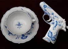 porcelanowy pistolet porcelanowy pistolet
