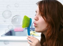 szczotka do mycia naczyń szczotka, mycie, naczynia