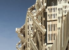 Architekt Stéphane Malka buduje ze śmieci - Akademik ze zużytych palet w Paryżu Architekt Stéphane Malka buduje ze śmieci - Akademik ze zużytych palet w Paryżu