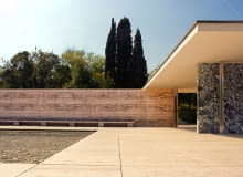 Pawilon w Barcelonie, proj. Mies van der Rohe, 1929 rok Pawilon w Barcelonie, proj. Mies van der Rohe, 1929 rok