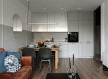 Nowoczesne mieszkanie we Wrocławiu w odcieniach szarości