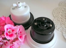 NOTA BENE Antica włączniki natynkowe biel i czerń NOTA BENE Antica włączniki natynkowe biel i czerń