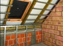 obudowa poddasza, zabudowa poddasza, poddasze, ścianki kolankowe