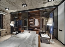 Przeszklona garderoba