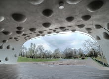 Muszla Koncertowa w Parku Czechowickim w Warszawie. Projekt: ISBA Grupa Projektowa. polska architektura, top 10, dzieci, sala koncertowa, isba grupa projektowa, warszawa