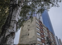 Wodny mural przy al. Jerozolimskich 121/130 Wodny mural przy al. Jerozolimskich 121/130