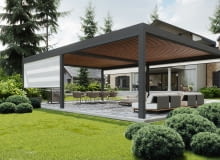 Pergola SKYVI ONE - DWUNAWOWA POPRZECZNA WOLNOSTOJACA Pergola SKYVI ONE - DWUNAWOWA POPRZECZNA WOLNOSTOJACA