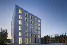 Biurowiec 2226 w Lustenau. Proj. Baumschlager Eberle Architekten.