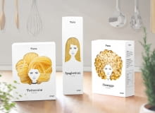 Opakowanie makaronu - proj. Nikita opakowanie makaronu, kreatywne opakowanie, ciekawe opakowanie, dobrze zaprojektowane opakowanie