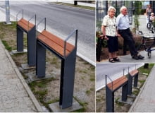 Przysiadaki w Gdyni W Gdyni pojawiły się nowe meble miejskie - przysiadki
