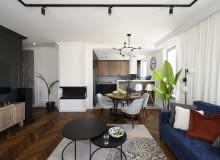 Kontrasty w eleganckim apartamencie Kontrasty w eleganckim apartamencie