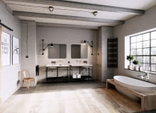 Algeo Square - bateria wannowa podtynkowa ścienna Algeo Square - bateria umywalkowa podtynkowa, wylewka 18 cm