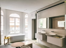 Showroom marki Laufen w Madrycie Łazienka na pokaz - Patricia Urquiola i jej showroom dla Laufen