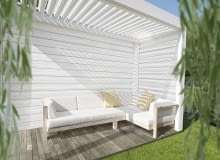 Nowoczesna altana ogrodowa