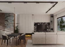 120-metrowy dom pod Warszawą: eleganckie wnętrza projektu pracowni Interiorsy 120-metrowy dom pod Warszawą: eleganckie wnętrza projektu pracowni Interiorsy