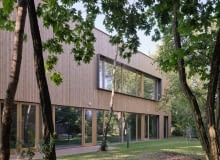 Biblioteka na warszawskiej Białołęce, przy ulicy Kłosowej 6A. Proj. AMBIENT Biblioteka na warszawskiej Białołęce, przy ulicy Kłosowej 6A. Proj. AMBIENT