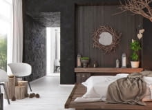 Sypialnia inspirowana naturą. Sypialnia inspirowana naturą.