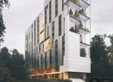 Wizualizacja nowego budynku wielofunkcyjnego Akademii Marynarki Wojennej