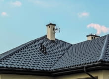 blachodachówka OPTIMA Blachy Pruszyński kolor grafitowy wentylacja dachu blachodachówka OPTIMA Blachy Pruszyński kolor grafitowy wentylacja dachu