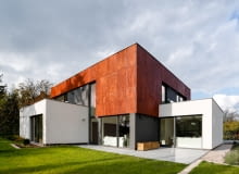 Podmiejska willa we Wrocławiu Wnętrze domu jednorodzinnego we Wrocławiu: Pracownia Projektowa Olejnik