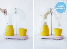 Popcorn Monsoon - maszynka do popconu; proj. Jelene Carlier masyznka do popcornu, niezły gadżet, maszynka, popcorn