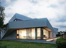 Elewacja ogrodowa - południowa Elewacja ogrodowa - południowa