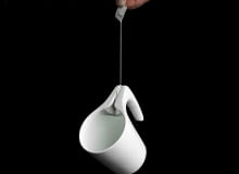 Tea Cup SlingsHOT; proj. Samir Sufi oryginalny kubek, design, świetny kubek, projekt