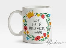 Motywujący kubek dla Pani na chandrę, liladecor/DaWanda, 33 zł