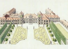 Pałac Saski w XVIII wieku Pałac Saski w XVIII wieku