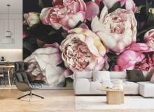 Mural z motywem kwiatów XXL Mural z motywem kwiatów XXL