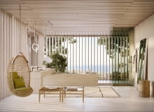 Poprzez kampanię „Make it yours!” AXOR chce sprawić, by indywidualny luksus stał się rzeczywistością w łazience, Marka poprosiła znanego architekta i projektanta Antonio Citterio o stworzenie wyjątkowych koncepcji łazienek. Prezentowana tu wizja to impresja na temat skandynawskiego domu na plaży – letniej rezydencji zaprojektowanej dla młodej i aktywnej rodziny, dla której budżet nie jest ograniczeniem. Poprzez kampanię „Make it yours!” AXOR chce sprawić, by indywidualny luksus stał się rzeczywistością w łazience, Marka poprosiła znanego architekta i projektanta Antonio Citterio o stworzenie wyjątkowych koncepcji łazienek. Prezentowana tu wizja to impresja na temat skandynawskiego domu na plaży – letniej rezydencji zaprojektowanej dla młodej i aktywnej rodziny, dla której budżet nie jest ograniczeniem.