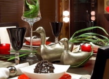 WNETRZA DEKORACJE NAKRYCIE STOLU SERWIS OBIADOWY NACZYNIA