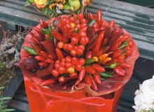 Bukiety na placu Campo dei Fiori bukiety, Rzym, OLYMPUS DIGITAL CAMERA