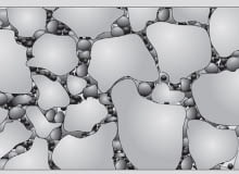 W szczelnym betonie uziarnienie żwiru i piasku jest tak dobrane, by nie było pomiędzy nimi wolnych miejsc W szczelnym betonie uziarnienie żwiru i piasku jest tak dobrane, by nie było pomiędzy nimi wolnych miejsc