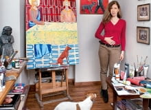 wnętrza, pracownia Hanny Pyrzyńskiej