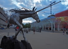 Pomnik jednorożca w Łodzi