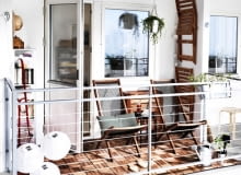 Odpoczynek we dwoje balkon, ikea