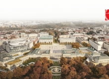 Koncepcja odbudowy Pałacu Saskiego i Pałacu Brühla. Proj. WXCA Koncepcja odbudowy Pałacu Saskiego i Pałacu Brühla. Proj. WXCA