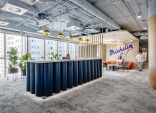 Wnętrza biura firmy Michelin. Proj. Colliers Define Wnętrza biura firmy Michelin. Proj. Colliers Define