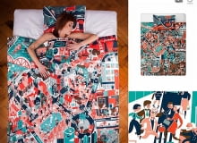 Pan Tu Nie Stał, pościel, Kasia Bogucka, Nioska, oryginalna pościel