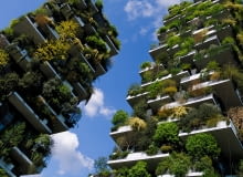 Słynne wieżowce mieszkalne: Bosco Verticale - Mediolan. Projekt: Stefano Boeri