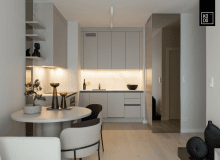 Dwupokojowe mieszkanie w szarościach