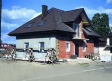 Ocieplenie domu wełną mineralną.