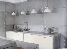 Beton w kuchni beton w kuchni, beton architektoniczny, Morgan & Möller