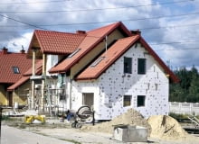 Dom ocieplany styropianem, w systemie BSO Dom ocieplany styropianem, w systemie BSO