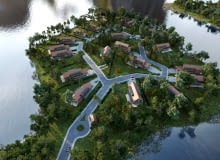 Osiedle na wyspie pod Pasymiem. Proj. Exterio Osiedle na wyspie pod Pasymiem. Proj. Exterio