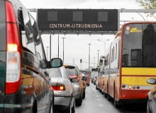 27.05.2011 WARSZAWA , WISLOSTRADA , TABLICA INFORMUJACA O UTRUDNIENIACH RUCHU W CENTRUM ZWIAZKU Z PLANOWANA WIZYTA PREZYDENTA USA BARACKA OBAMY . FOT. WOJCIECH SURDZIEL / AGENCJA GAZETA SLOWA KLUCZOWE: ULICA MIASTO OBAMA DAY